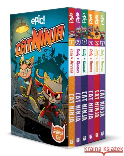 Cat Ninja Box Set Books 1–6 Marcie Colleen 9798881603663 Andrews McMeel Publishing - książka