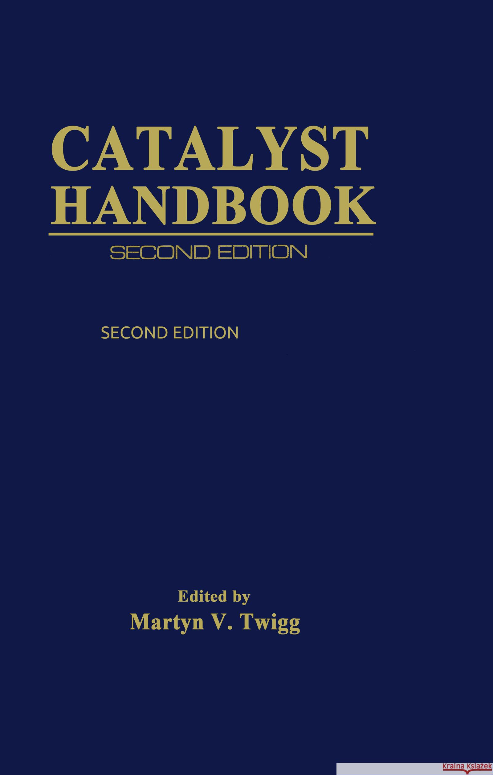 Catalyst Handbook  9780723408574 John Wiley & Sons - książka