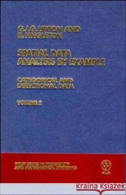 Categorical and Directional Data, Volume 2 Upton, Graham J. G. 9780471920861 John Wiley & Sons - książka