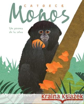 Catorce Monos (Fourteen Monkeys): Un Poema de la Selva Melissa Stewart Steve Jenkins Mariana Llanos 9781665954914 Beach Lane Books - książka