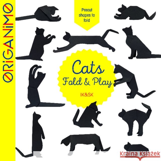 Cats: Fold & Play IK 9780764359514 Schiffer Kids - książka