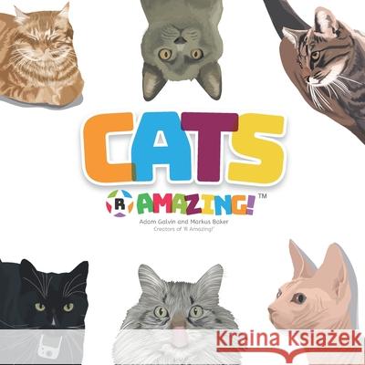 Cats R Amazing! Adam Galvin Mark Baker Markus Baker 9781916145078 R-And-Q.com - książka