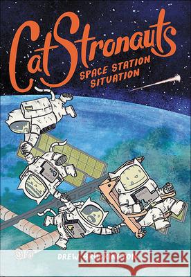 Catstronauts 3: Space Station Situation Drew Brockington 9780606406406 Turtleback Books - książka
