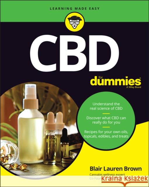 CBD for Dummies Brown, Blair Lauren 9781119674726 John Wiley & Sons Inc - książka
