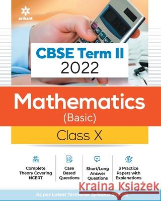 CBSE Term II Mathematics Basic 10th Kumar Vishal Mehta Alok Sharma 9789325796614 Arihant Publication India Limited - książka
