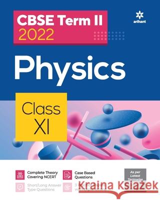 CBSE Term II Physics 11th Pandey 9789325796713 Arihant Publication India Limited - książka