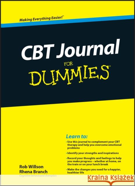 CBT Journal For Dummies Rhena (The Priory Clinic) Branch 9781119975359 John Wiley & Sons Inc - książka