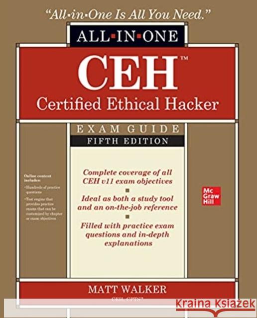 CEH Certified Ethical Hacker All-in-One Exam Guide, Fifth Edition Matt Walker 9781264269945 McGraw-Hill Education - książka