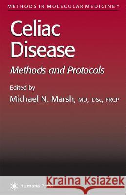 Celiac Disease: Methods and Protocols Marsh, Michael N. 9780896036505 Humana Press - książka