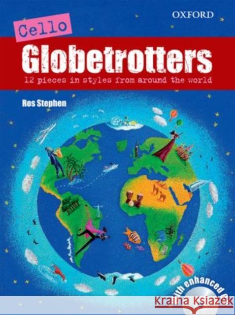 Cello Globetrotters + CD  9780193370043 Oxford University Press - książka