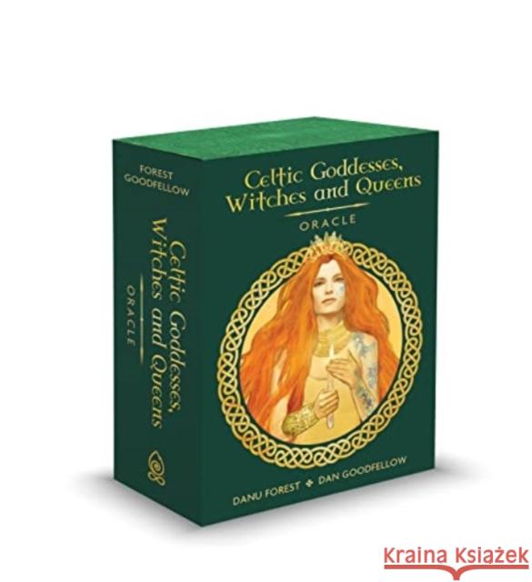 Celtic Goddesses, Witches, and Queens Oracle Danu Forest Dan Goodfellow 9780764367007 Schiffer Publishing Ltd - książka