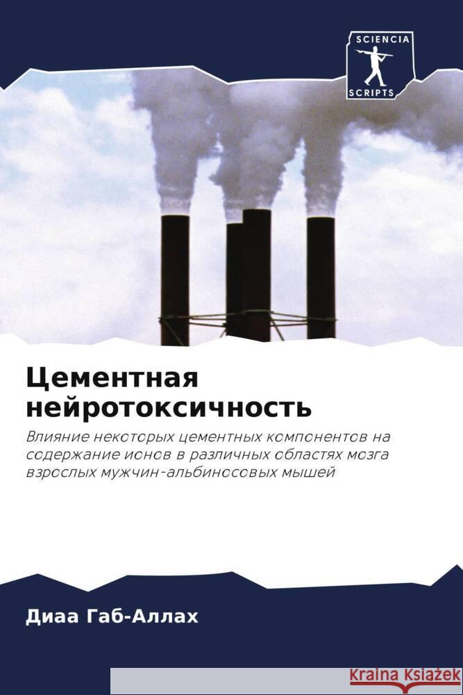 Cementnaq nejrotoxichnost' Gab-Allah, Diaa 9786202938686 Sciencia Scripts - książka