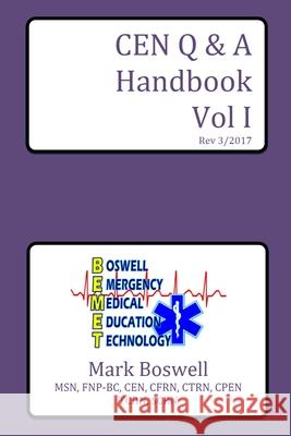 CEN Q & A Handbook Vol I Mark Boswell 9781365850684 Lulu.com - książka
