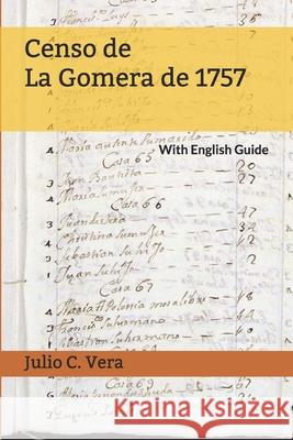 Censo de La Gomera de 1757: With English Guide Julio C. Vera 9781699488355 Independently Published - książka