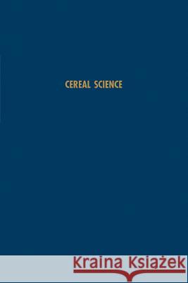 Cereal Science Samuel A. Matz 9780942849219 Pan-Tech International - książka