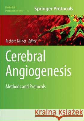 Cerebral Angiogenesis: Methods and Protocols Milner, Richard 9781493945139 Humana Press - książka