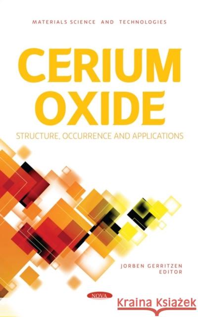 Cerium Oxide: Structure, Occurrence and Applications  9781685079284 Nova Science Publishers Inc - książka