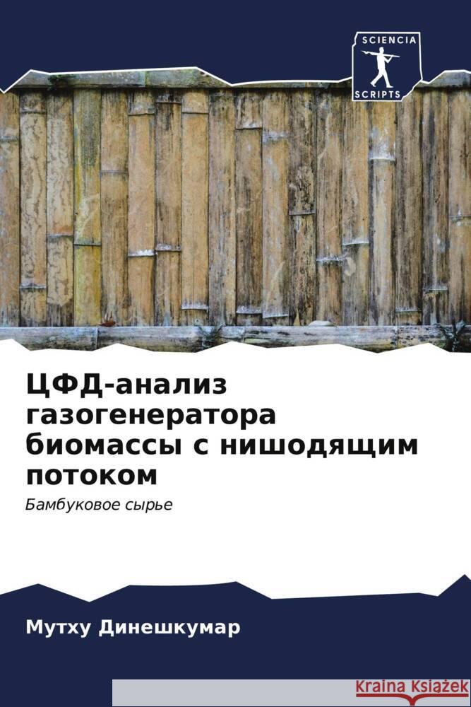 CFD-analiz gazogeneratora biomassy s nishodqschim potokom Dineshkumar, Muthu 9786206549611 Sciencia Scripts - książka