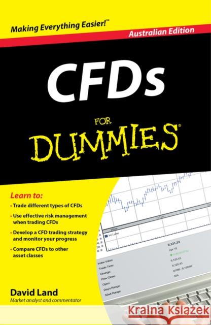 Cfds for Dummies, Australian Edition David Land 9781742169392 For Dummies - książka