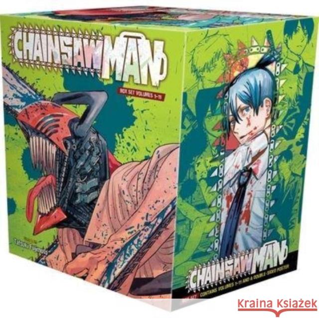 Chainsaw Man Box Set: Includes volumes 1-11 Tatsuki Fujimoto 9781974741427 Viz Media, Subs. of Shogakukan Inc - książka