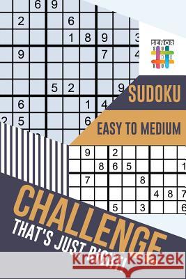 Challenge That's Just Right! Sudoku Easy to Medium Senor Sudoku 9781645214267 Senor Sudoku - książka