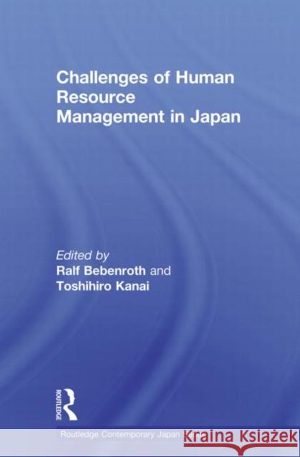Challenges of Human Resource Management in Japan  9780415691383  - książka