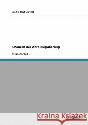 Chancen der Anreizregulierung Andre Blechschmidt 9783638646215 Grin Verlag - książka