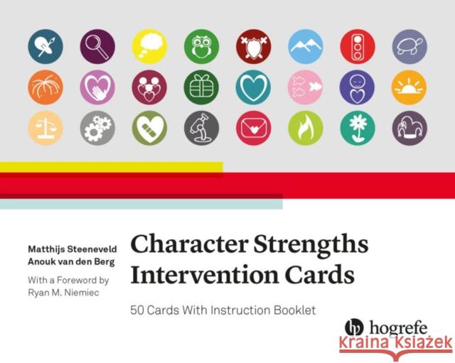 Character Strengths Intervention Cards Matthijs Steeneveld 9780889375666 Hogrefe Publishing - książka