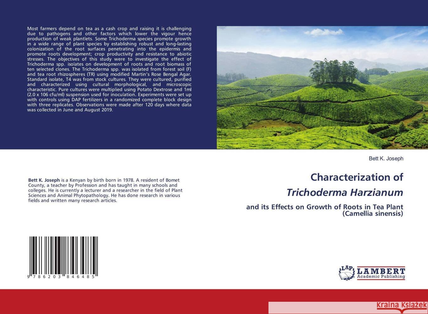 Characterization of Trichoderma Harzianum K. Joseph, Bett 9786203846485 LAP Lambert Academic Publishing - książka