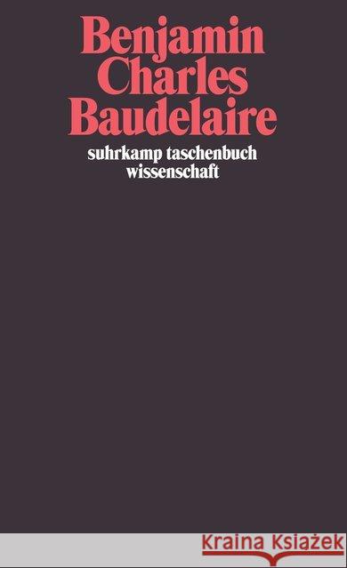 Charles Baudelaire : Ein Lyriker im Zeitalter des Hochkapitalismus. Hrsg. u. Nachw. v. Rolf Tiedemann Benjamin, Walter   9783518276471 Suhrkamp - książka