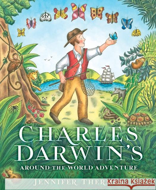 Charles Darwin's Around the World Adventure Jennifer Thermes 9781419721205 Abrams Books for Young Readers - książka