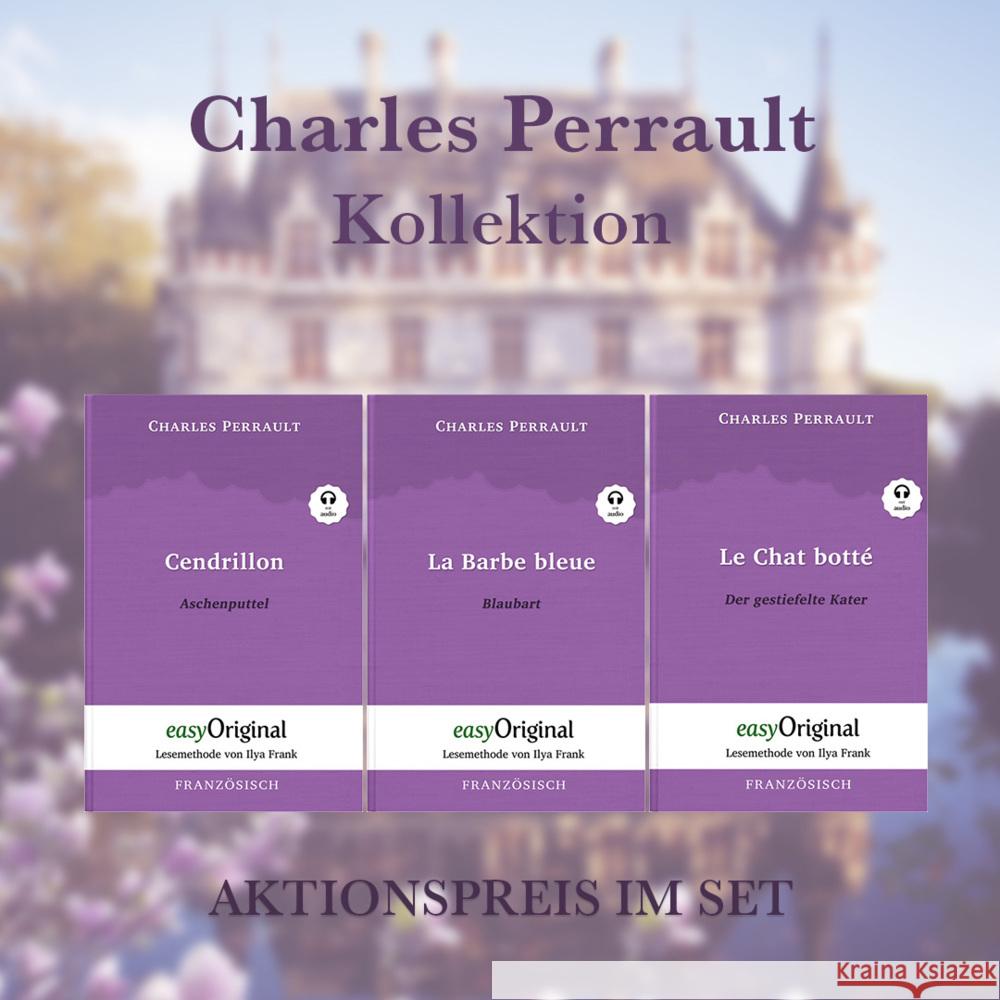 Charles Perrault Kollektion (Bücher + 3 Audio-CDs) - Lesemethode von Ilya Frank, m. 3 Audio-CD, m. 3 Audio, m. 3 Audio, 3 Teile Perrault, Charles 9783991127413 EasyOriginal - książka