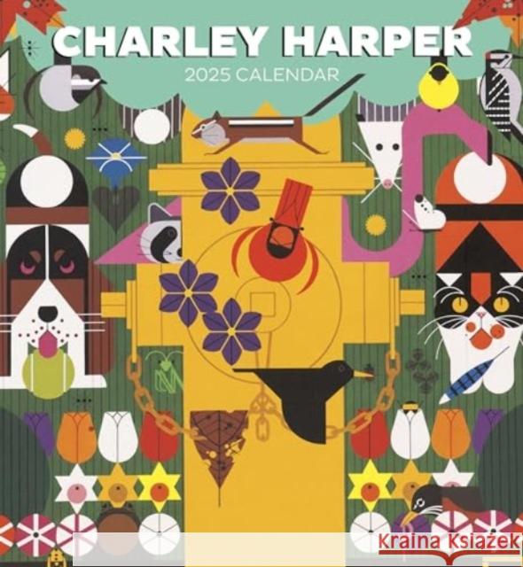 Charley Harper 2025 Wall Calendar Charley Harper 9781087509181 Pomegranate - książka