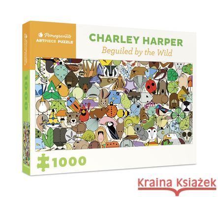 Charley Harper: Beguiled by Wild 1000-Piece Jigsaw Puzzle Charley Harper 9780764982125 Pomegranate Communications - książka