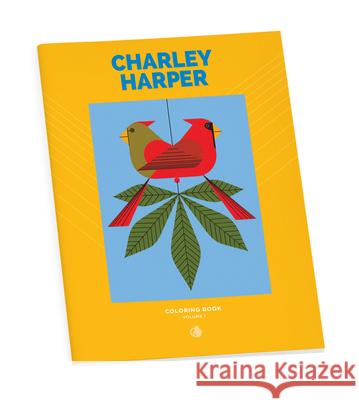 Charley Harper Volume I Colouring Book Charley Harper 9780764967221 Pomegranate Europe Non Book - książka