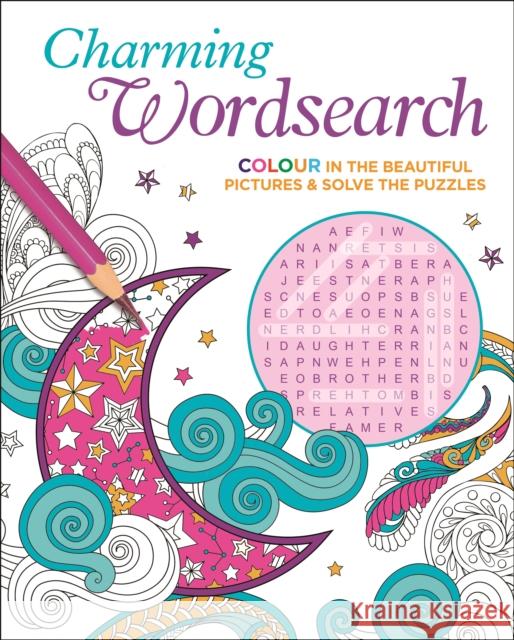 Charming Wordsearch: Colour in the Beautiful Pictures & Solve the Puzzles Eric Saunders 9781839409158 Arcturus Publishing Ltd - książka