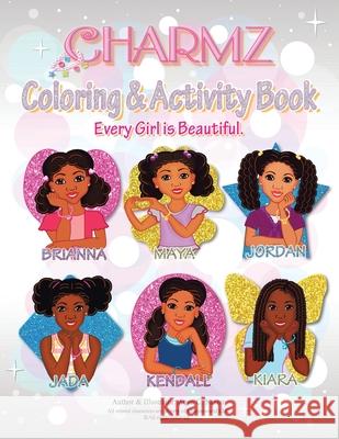 Charmz Coloring & Activity Book Aqua C Nixon 9781489738202 Liferich - książka