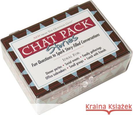 Chat Pack: Stories Cards: Fun Questions to Spark Story-Filled Conversations Bret Nicholaus Paul Lowrie 9780981994611 Questmarc Publishing - książka