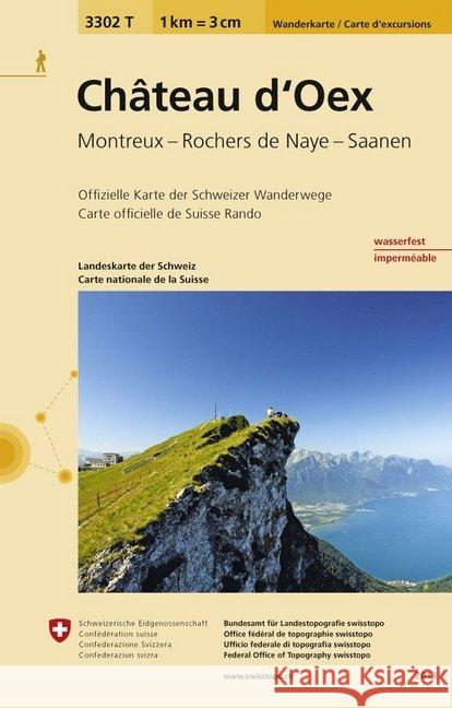 Chateau-d'Oex: 2022  9783302333021 Swisstopo, Switzerland - książka