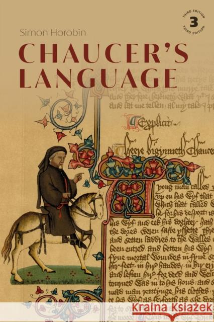Chaucer's Language Simon (Magdalen College, University of Oxford, UK) Horobin 9781350473799 Bloomsbury Academic - książka