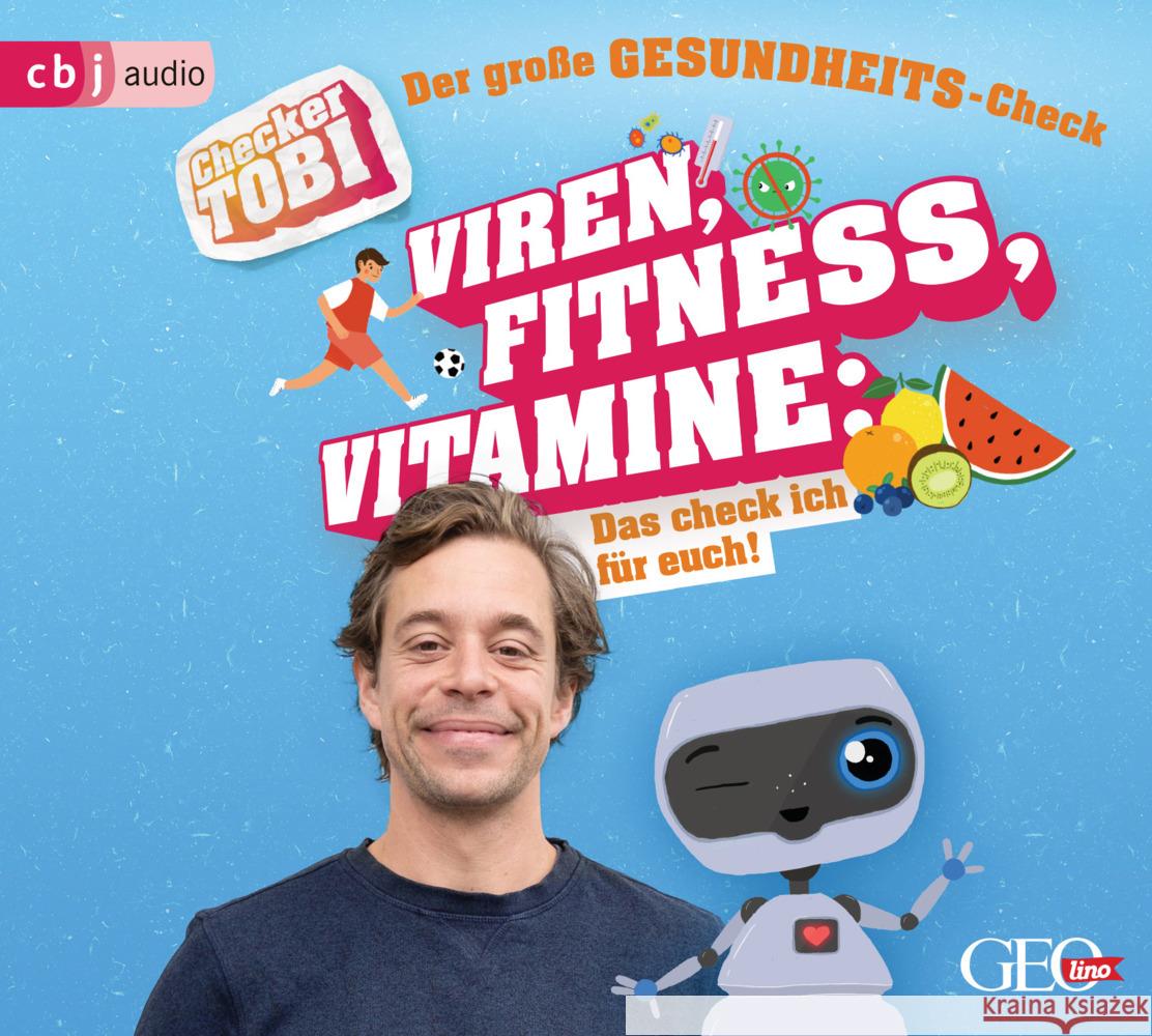 Checker Tobi - Der große Gesundheits-Check: Viren, Fitness, Vitamine - Das check ich für euch!, 1 Audio-CD Eisenbeiß, Gregor 9783837156232 cbj audio - książka