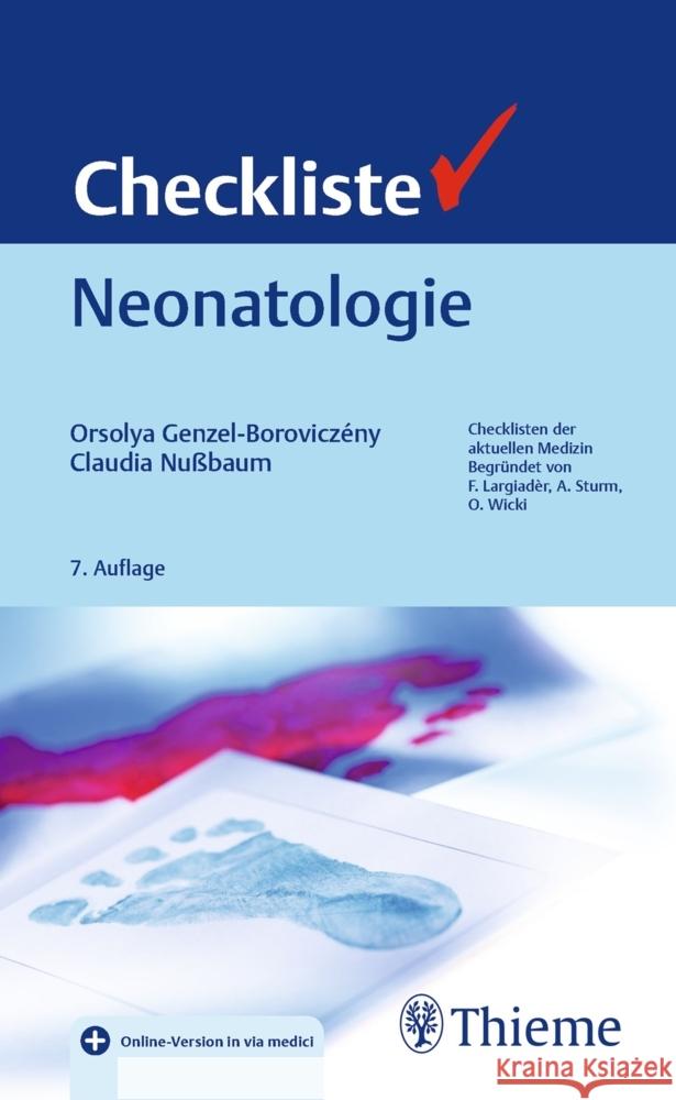 Checkliste Neonatologie  9783132442252 Thieme, Stuttgart - książka
