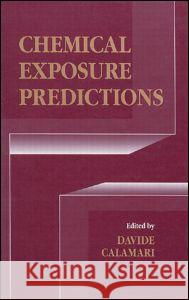 Chemical Exposure Predictions Davide Calamari Calamari 9780873718523 CRC Press - książka