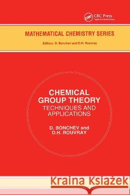 Chemical Group Theory: Techniq  9782884490344 Taylor and Francis - książka