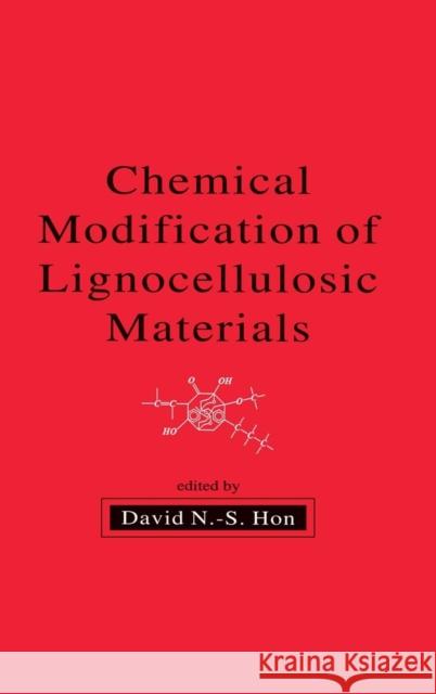 Chemical Modification of Lignocellulosic Materials David N. S. Hon Hon N. -S Hon David N. -S Hon 9780824794729 CRC - książka