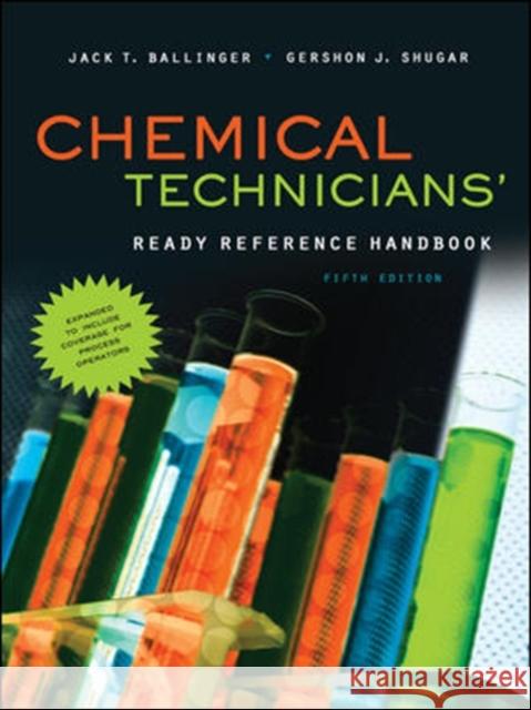Chemical Technicians' Ready Reference Handbook Jack Ballinger 9780071745925 MCGRAW-HILL PROFESSIONAL - książka