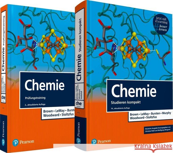 Chemie, 2 Bde. : Prüfungstraining; Studieren kompakt. Mit Online-Zugang  9783868943573 Pearson Studium - książka