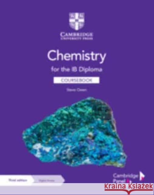Chemistry for the IB Diploma Coursebook with Digital Access (2 Years) Steve Owen 9781009052658 Cambridge University Press - książka