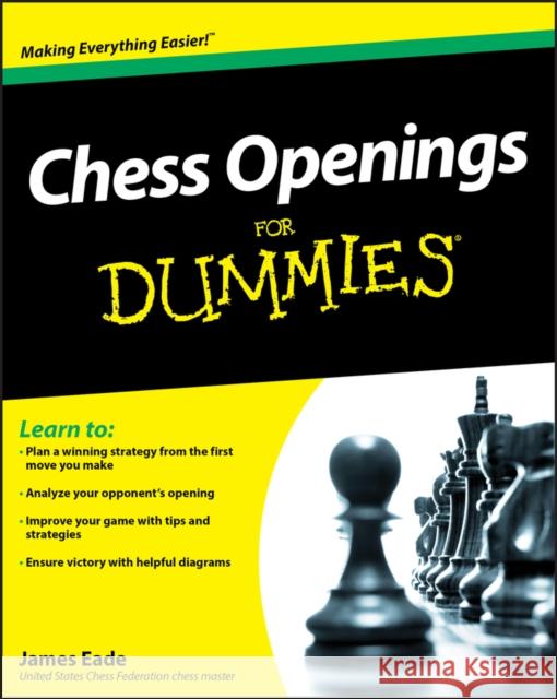 Chess Openings For Dummies James Eade 9780470603642 John Wiley & Sons Inc - książka