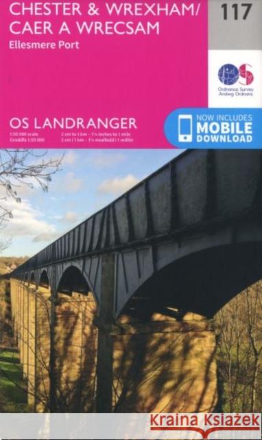 Chester & Wrexham, Ellesmere Port Ordnance Survey 9780319262153 Ordnance Survey - książka